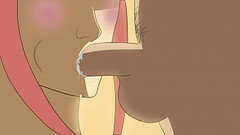 Makima Kneeling down to encourage hard work (blowjob) Chainsaw Man Thumb