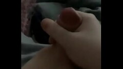 Trans girl cumming a big load Thumb