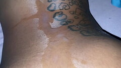 Quickie to Squirt nut on her tattoos!! Thumb