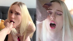 StepDaughter Squirts in her panties - Fucked Hard, Huge Facial Thumb
