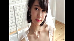 Very naughty wedding dress and see-through underhair is irresistible! Thumb