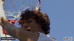 Cristiano &amp_ Leo Louis Play Basketball Wearing Short That Shows His Big Dick Goes Up And Down Whe Thumb