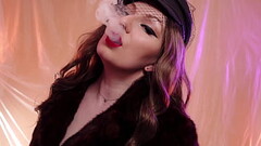 ASMR: fur coat, leather gloves, vaping (Arya Grander) Thumb