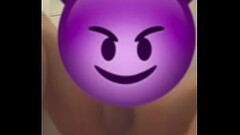 Horny Teen rides dildo Thumb