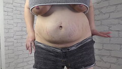 BBW big boobed cheating wife Milky Mari again bring back to home a huge creampie inside her hairy pu Thumb