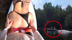 We Were Noticed - Real Risky Outdoor Реr Fuck by the River Bank - Alisa Lovely Thumb