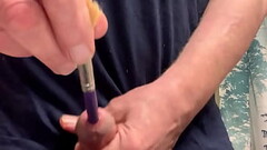 Stretching hole hard while getting ready to cum Thumb