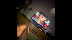 Watching My Own Porn &amp_ Jerking Off With Lotion Thumb