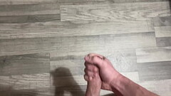 Cumming fast! Close up jerking off my shaved dick! POV! Thumb