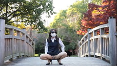 Striptease in park Thumb