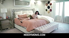 NeedyMoms  -  At the kitchen Nicole Aria and Tyler Cruise having sex and making Nicole cums on his s Thumb