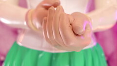 3 layers of medical gloves: ASMR video (Arya Grander) Thumb