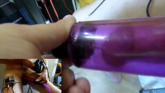 Electro induced cum in a vacuum tube by Paulannie Thumb