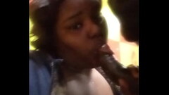 Chocolate bunny gets a load of cum shot on her chest Thumb