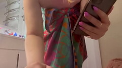 Horny amateur twerking and fingering Thumb