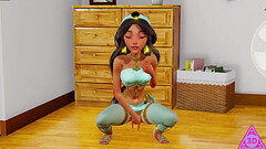 Jasmine and Esmeralda Futa hentai videos have sex blowjob handjob horny and cumshot gameplay porn un Thumb