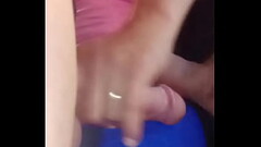 Paja doble de nuestra esposa pajeando nuestros penes y ros&aacute_ndolos Thumb