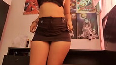 madam with short skirt and fishnet stockings Thumb