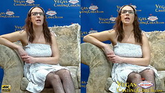 Ass Fucked BDSM HOT Babe Model In Vegas Pussy Fucking Machine to Orgasms -Bound - Gaged - Waxed - Bl Thumb