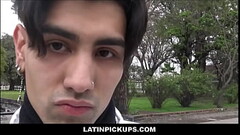 LatinPickups - Twink Latino Skater Boy Sex For Cash From Stranger Outdoors POV - Bryan, Leo Thumb