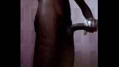 Big black dick cums heavily Thumb