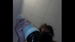 Giving this fleshlight a big ol creampie Thumb