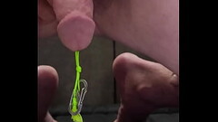 Sounding my bladder neck and prostate Thumb