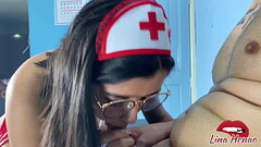 ROLE PLAY - Horny nurse wants to fuck, so she sucks her patient'_s dick, do you want to be my pa Thumb