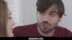MomFap -Curvy Stepsister Aria Kai Comforts Stepbrother After The Loss Of His Team Thumb