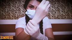 Medical Fetish Long Latex Gloves ASMR Thumb