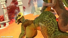 Sexy Argonian gets her fat ass pounded hard Thumb