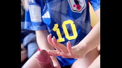 I edged him and kept going on his sensitive cock when he came Thumb