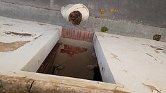 4K Double penetration , double fuck on stairs, DP ,anal , vaginal, threesome Thumb