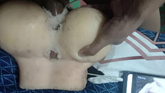 Tored sex toy pussy while fucking Thumb