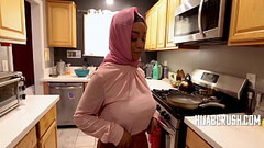 Curvy Ebony In Hijab Rides Like A Pro- Lily Starfire Thumb
