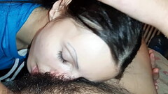 I tongue my girlfriend'_s hairy pussy to orgasm - Lesbian Illusion Girls Thumb