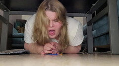 Fucked his girlfriend'_s big ass hard and cum on her Thumb