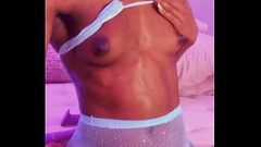 Ebony slut teases you wit hard nipples Thumb