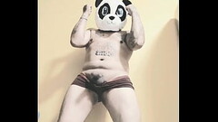 Chubby man dancing Thumb