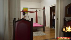 Naughty bitch gets fake boobs fucked Thumb