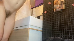 Sex in the public night club toilet with pregnant slut Thumb