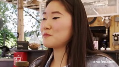 Ersties: Lesbians Couple Control Each Other'_s Vibrator In Public Thumb