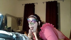 Comforting Stepdaddy'_s cock with my hand &amp_ wet mouth HD Thumb