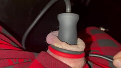 Pumping my Foreskin with my inflatable buttplug Fleshlightman1000 Thumb